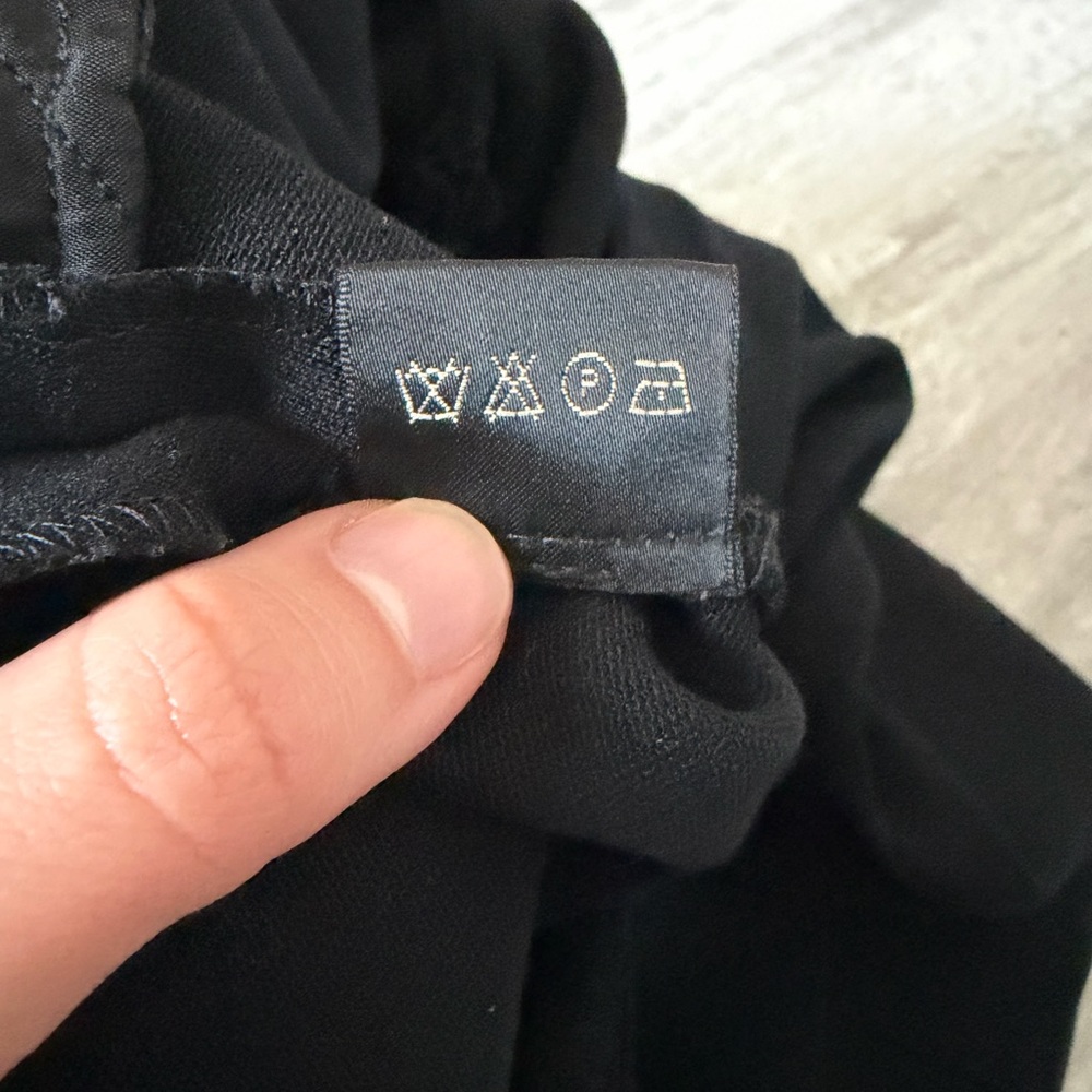 Ralph Lauren Black Label Sz 8 Black 100% Wool Dress Pants Quiet Luxury Career - Picture 6 of 8
